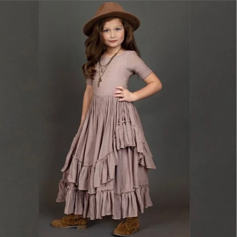 Mia Joy | Joyfolie girls Cedrica Dress Mesa rose Pink - Size 6, NWT